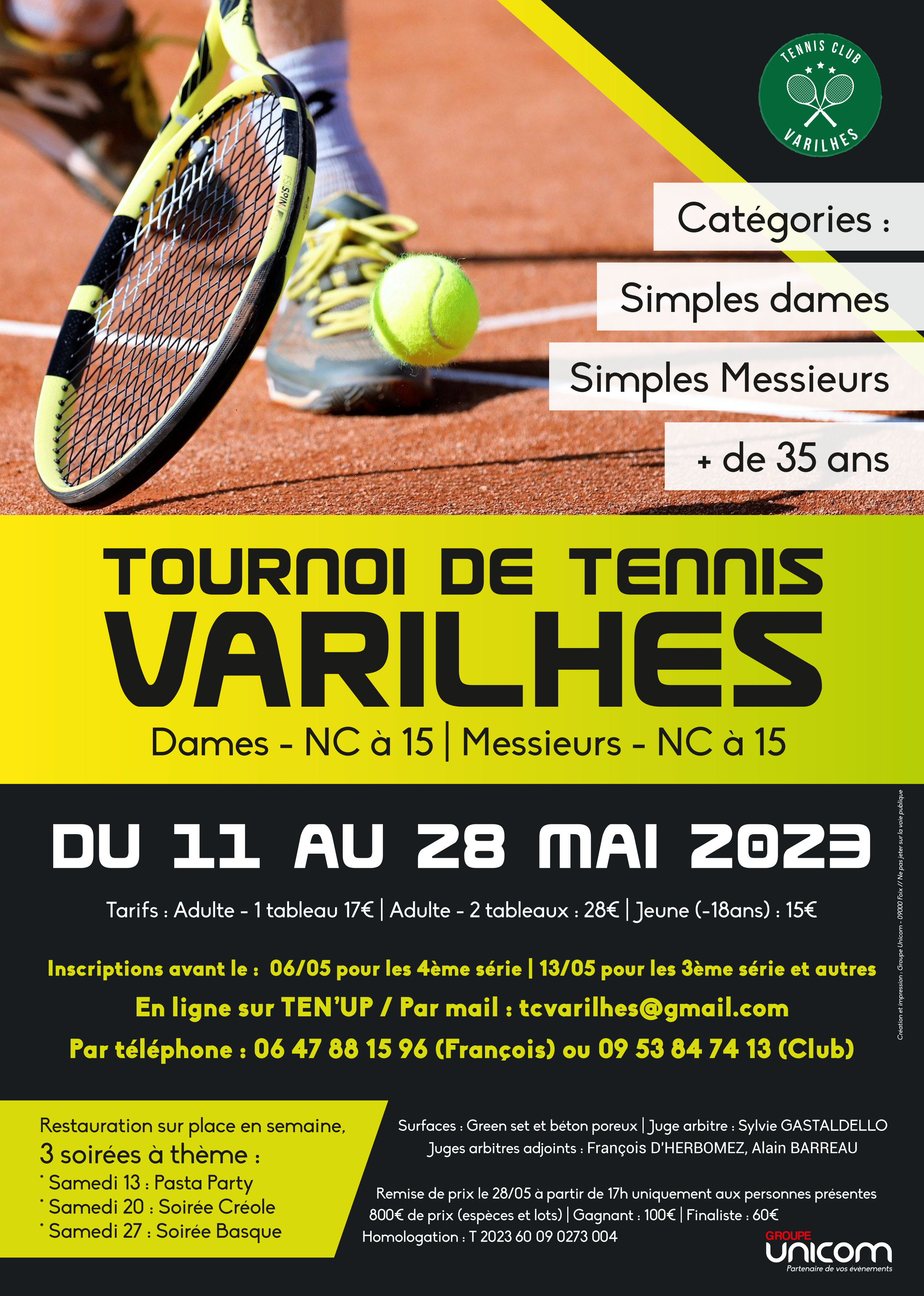 tournoi de tennis de Varilhes
